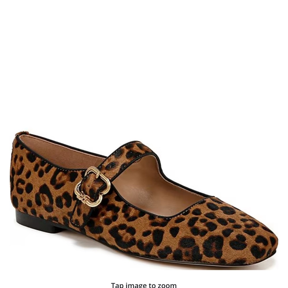 Sam Edelman Leopard Print Mary Jane Flats - Picture 4 of 7